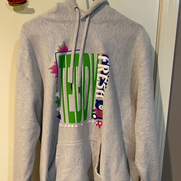 RETRO HOODIE TEDDY FRESH - Picture 1 of 3